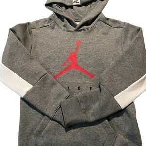 Nike Air Jordan Grey and White Sweater
